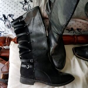 Black boots